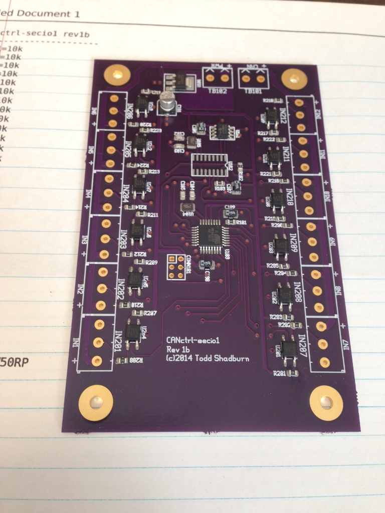 All SMD components have been placed