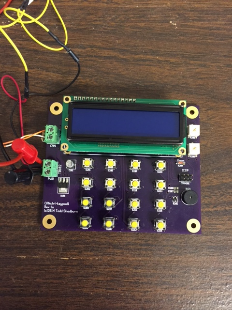 CAN-based Keypad Controller