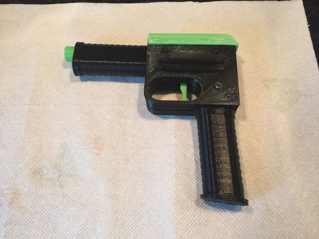 The completed blaster!